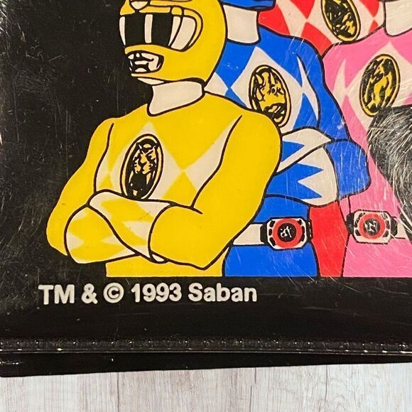 Vintage Mighty Morphin Power Ranger Vinyl Bigold Wallet 1993 Saban - Picture 3 of 10